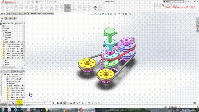 solidworks装配图怎么生成皮带,solidworks装配图怎么加皮带