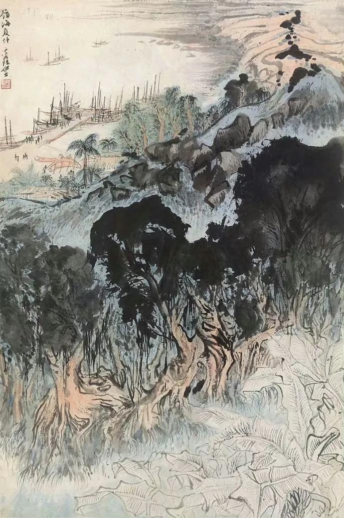 国画风景小品,国画风景