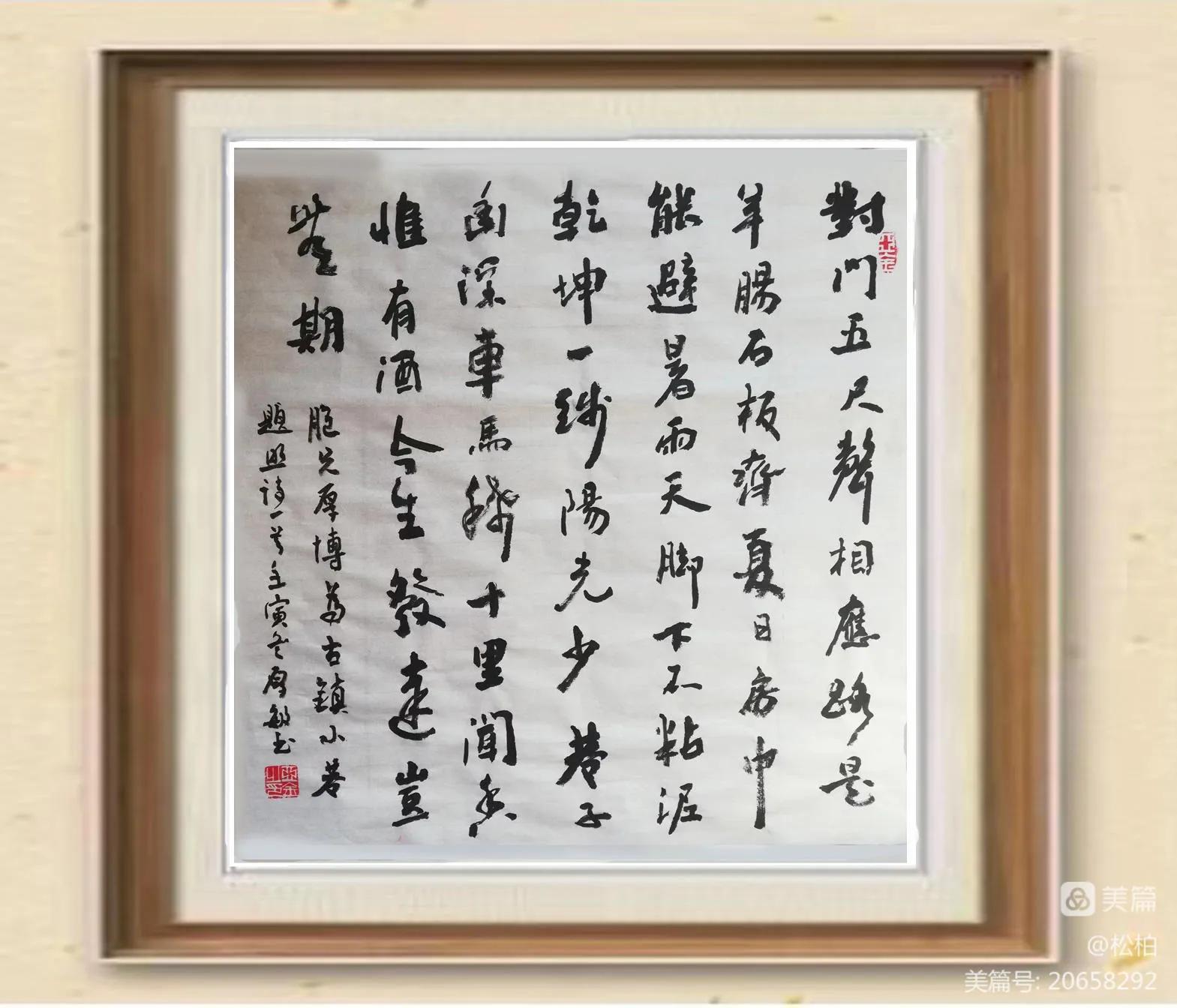 【松柏】诗图战友情（二十一）沙湖沔阳州