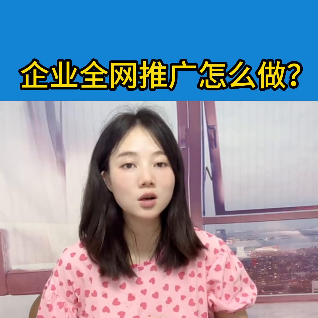 企业如何做全网推广运营,全网推广公司如何优化