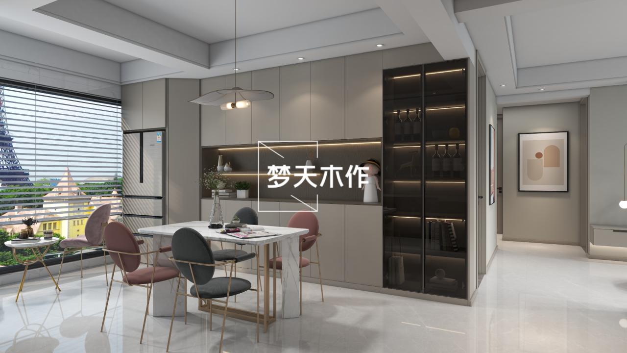 柜体红橡宝螺灰,梦天木门红橡宝螺灰价位