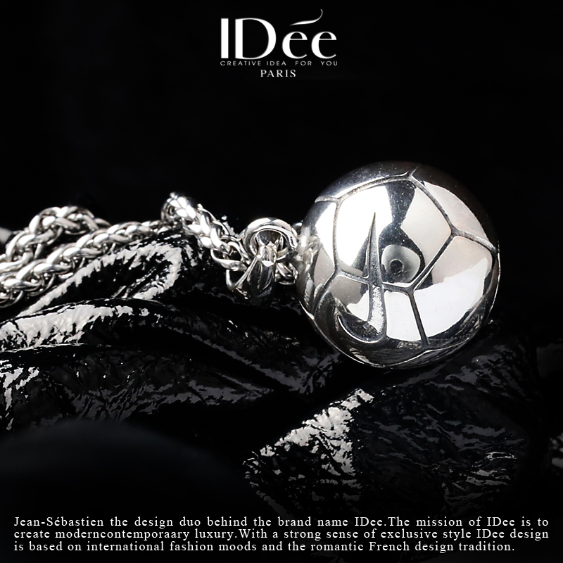 领路足球,银足球饰品