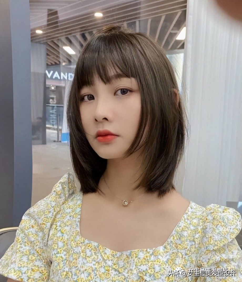 高冷齐肩发又酷又飒图片,超a超飒的女生齐肩短发