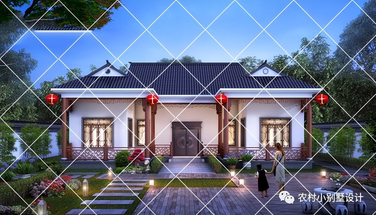 一层半层小别墅新款农村自建房,农村自建房一层别墅设计最新款
