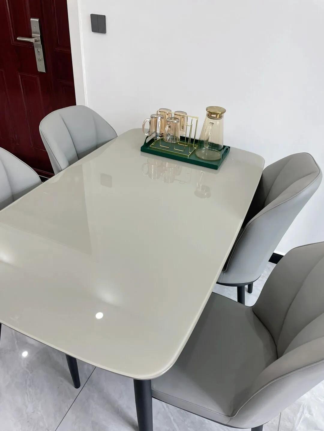 全网最火的10款岩板餐桌1米6,岩板餐桌和大理石餐桌怎么选