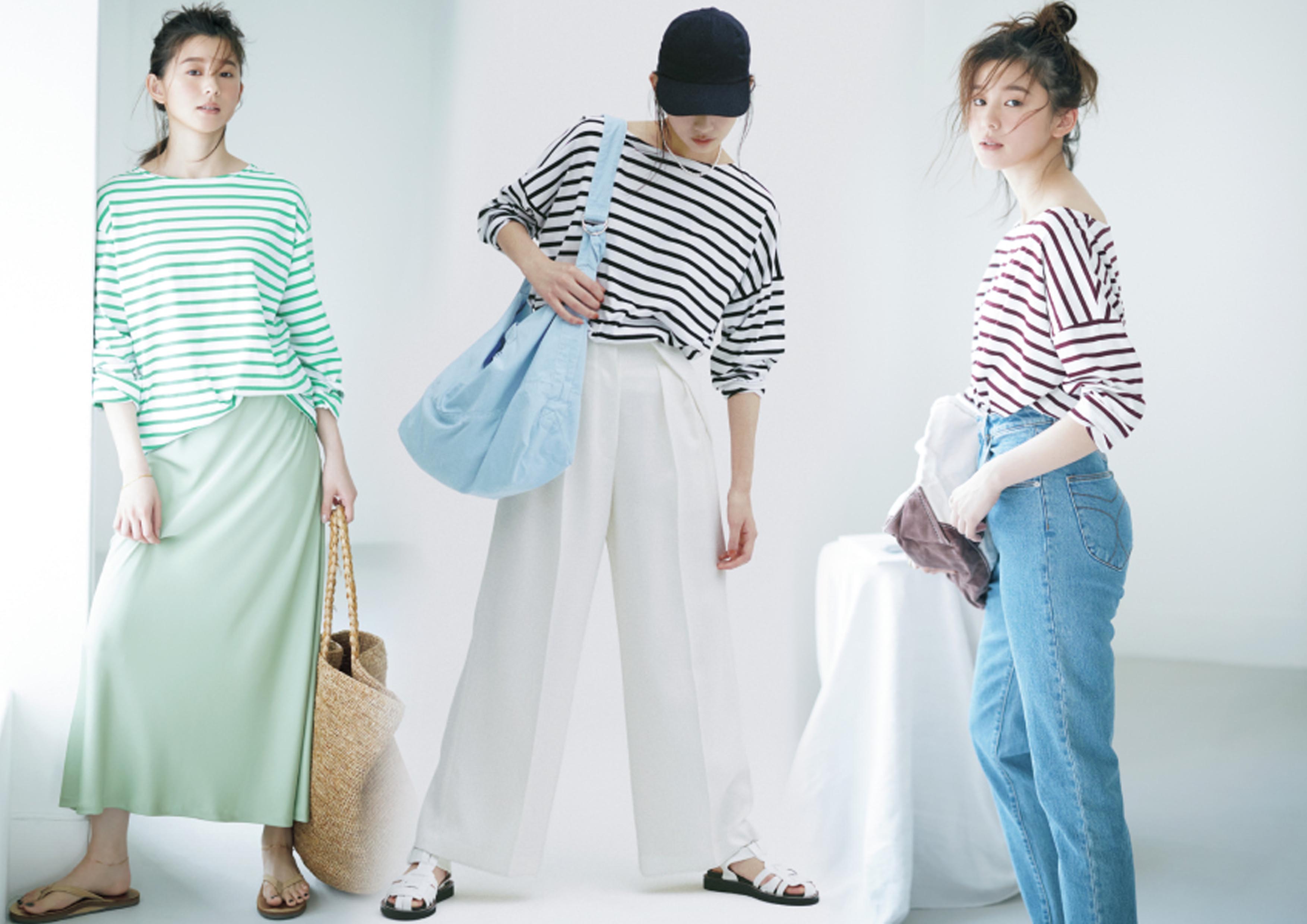 条纹衫这样穿也太时髦了，不仅实用还百搭，连凯特和梅根都爱穿