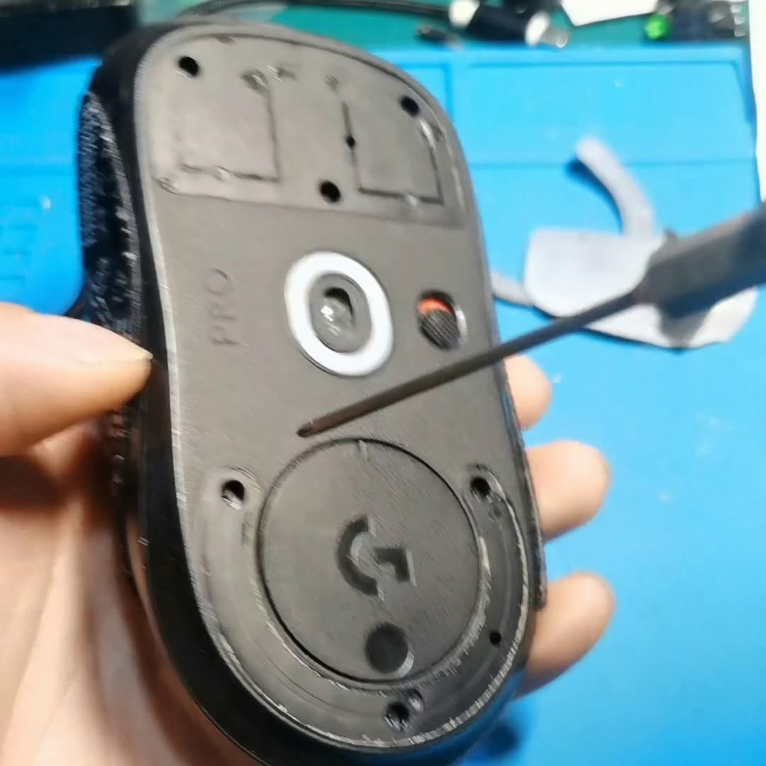 罗技鼠标微动开关维修,罗技GPW鼠标维修
