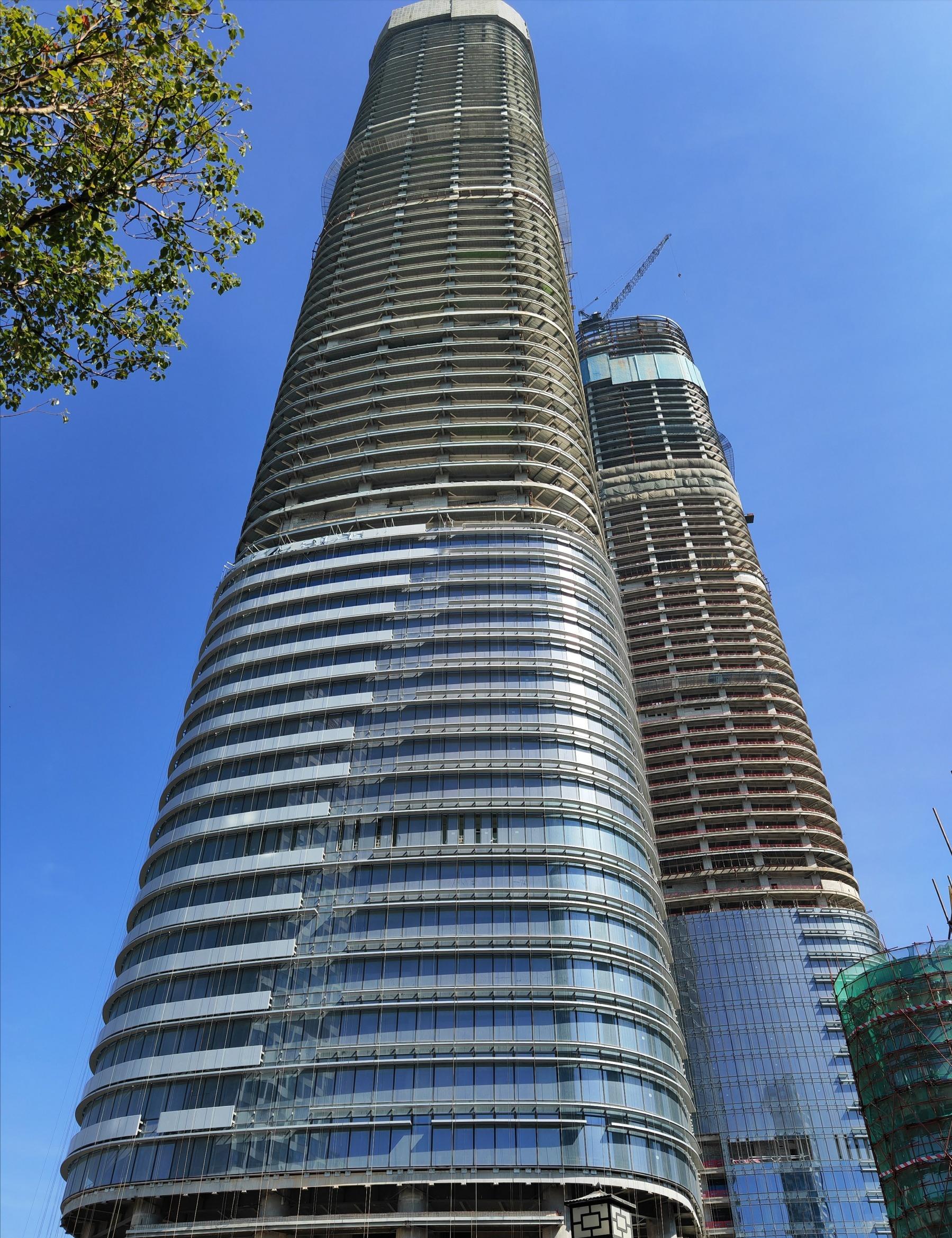 深圳星河双子塔高度,目前深圳在建最高双子塔