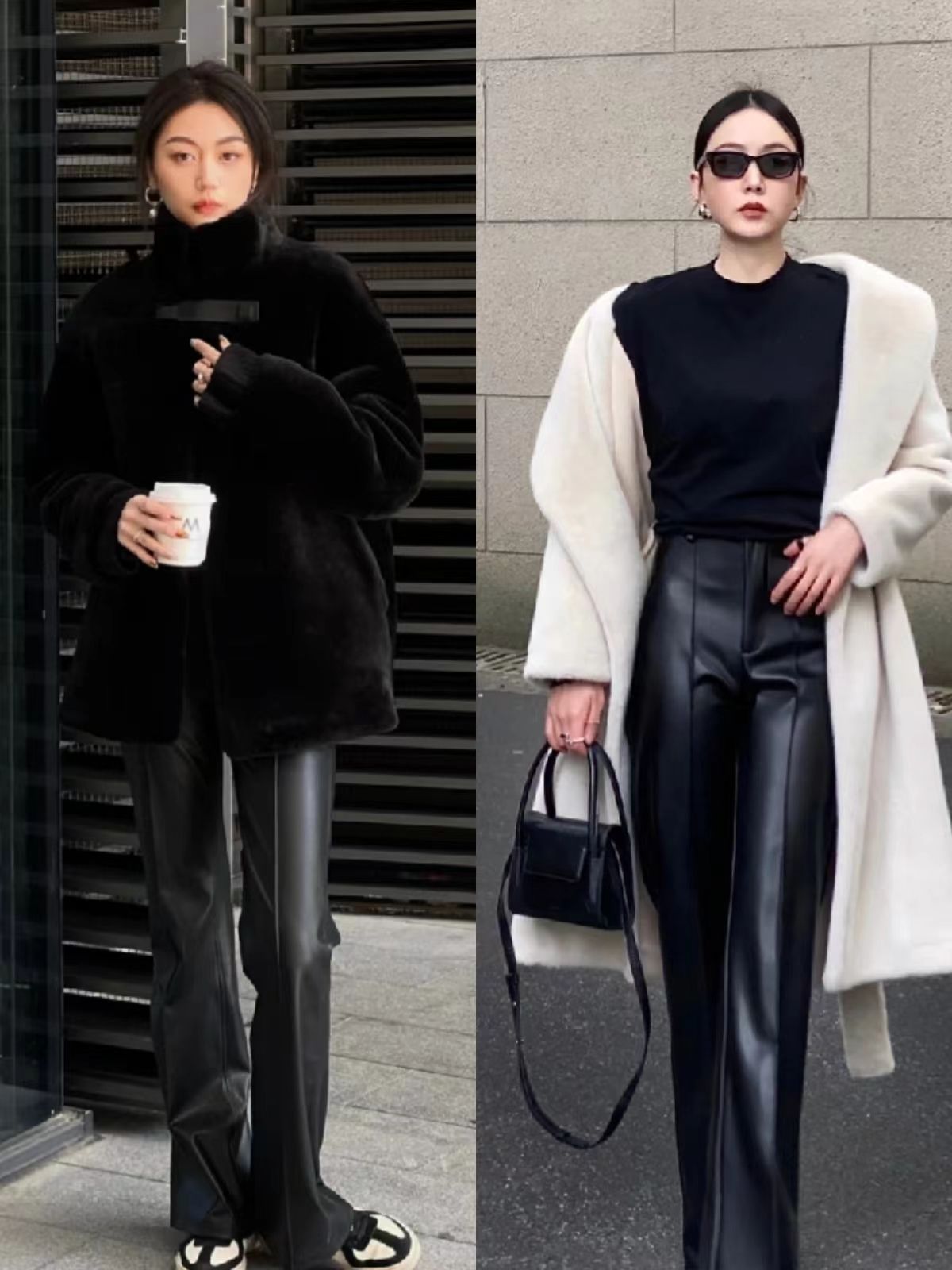 流行皮裤怎么穿修身显瘦,皮裤怎么穿好看又显身材