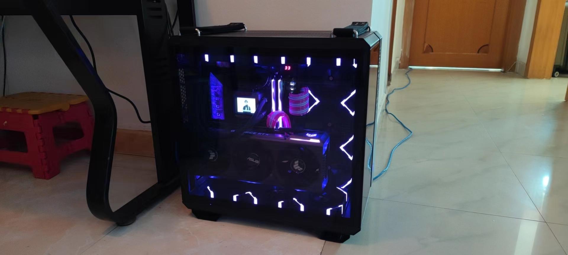 华硕GT502+TUFRTX4090全黑海景房方案作业,你想知道的坑都在这里