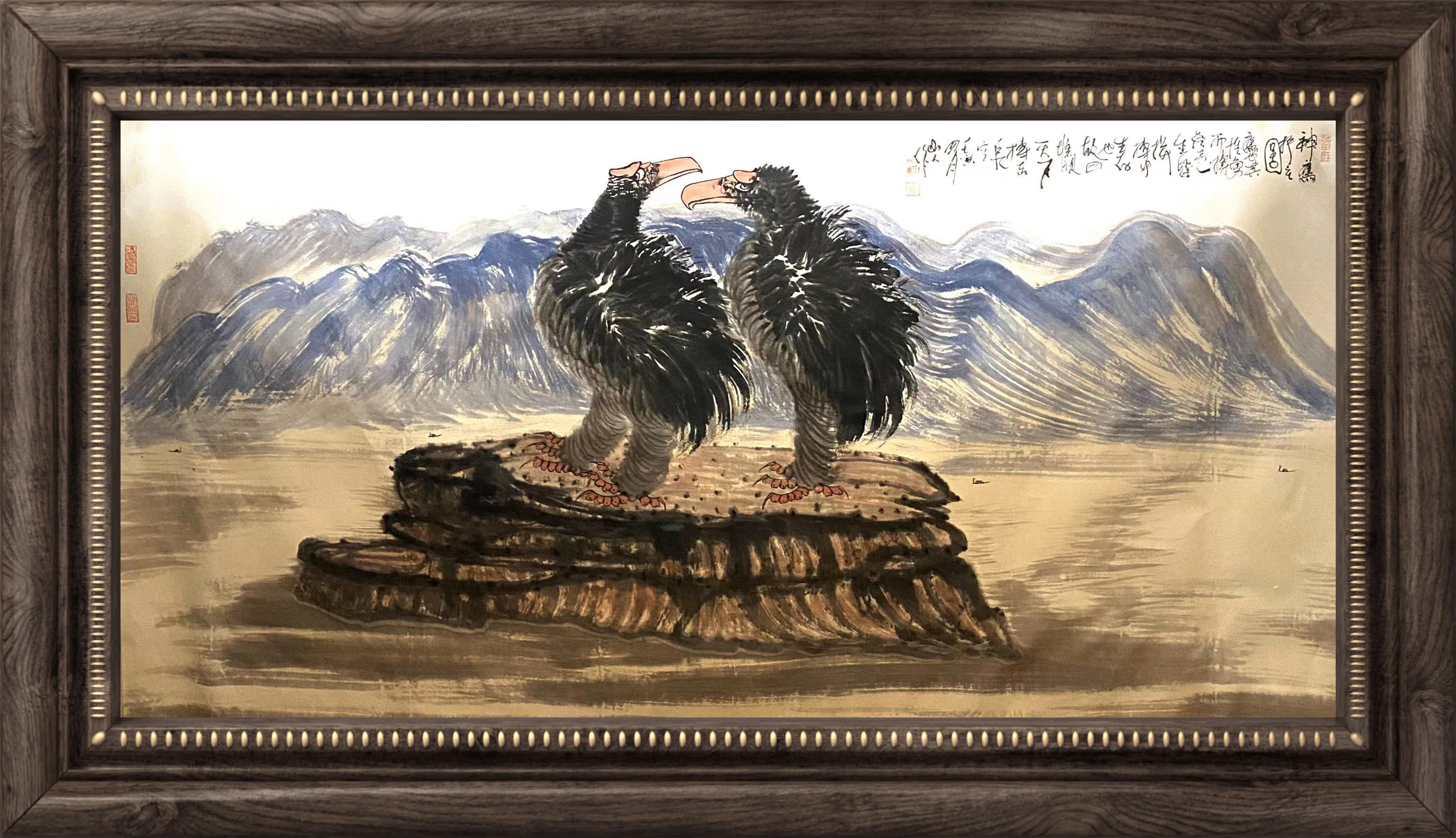 画家朱祖国作品集,书画家朱祖国的指墨画