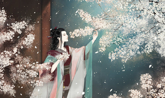 梨花飘落古诗词朗诵,梨花古诗词有解释