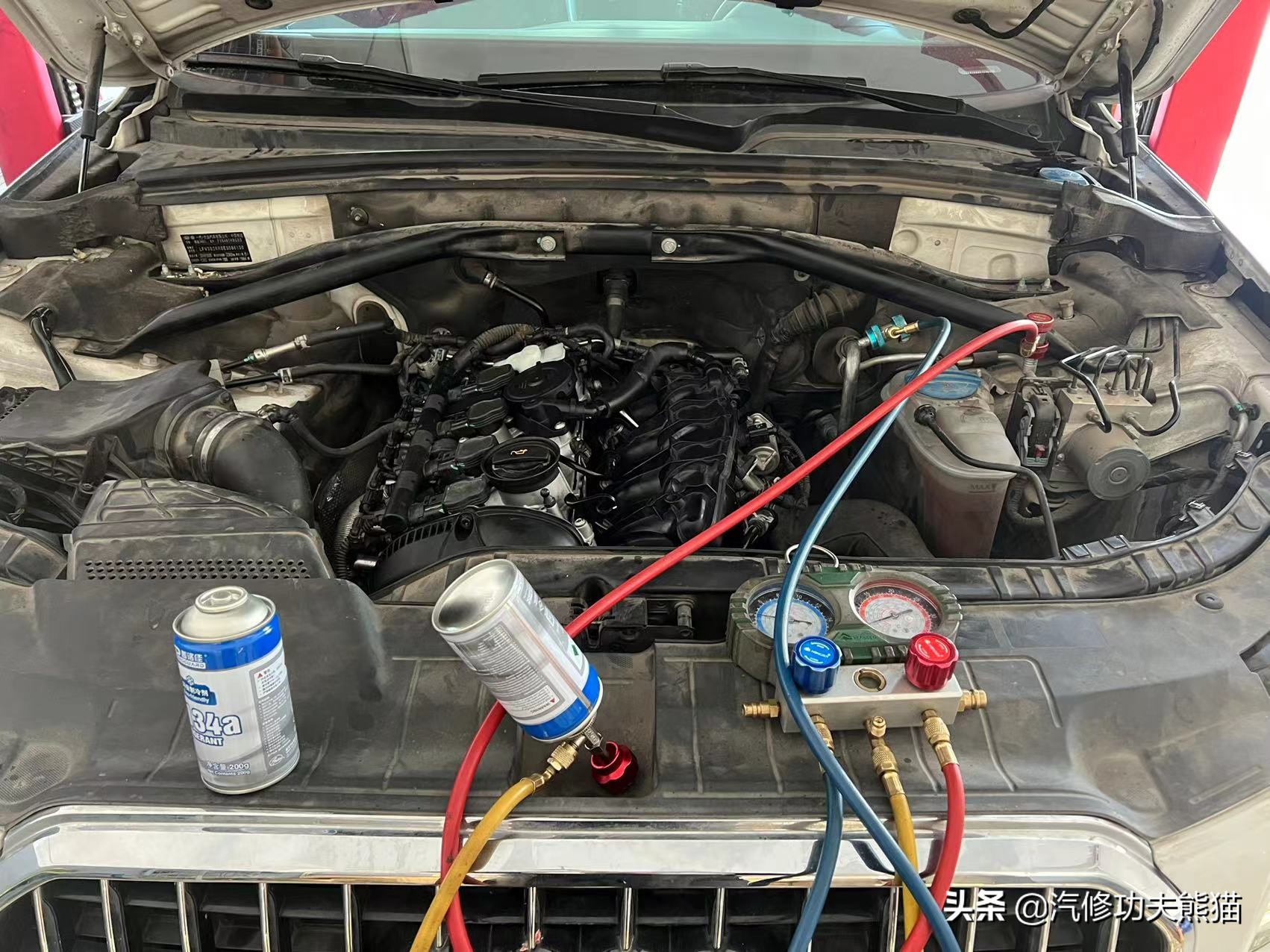 奥迪q5二手车烧机油,q5二手车大修翻新