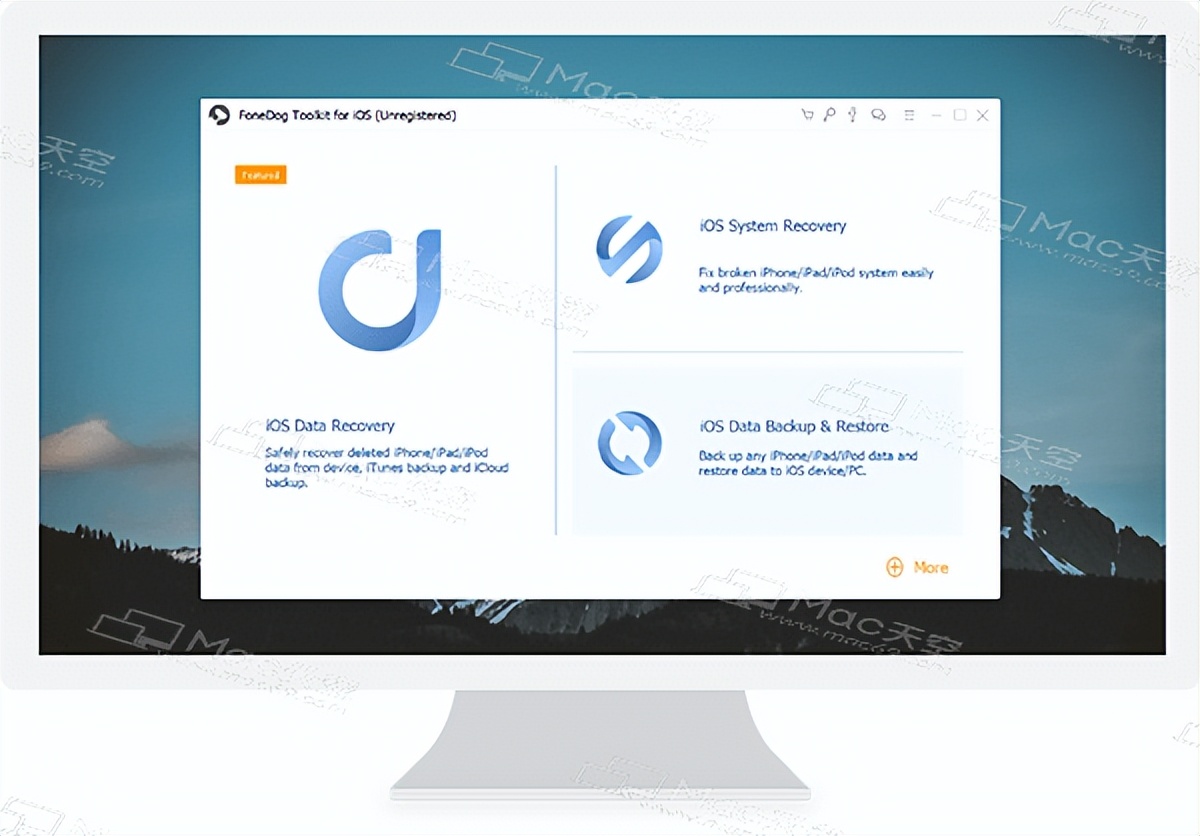 全能的iOS工具包：FoneDogToolkitforiOSonMac中文版