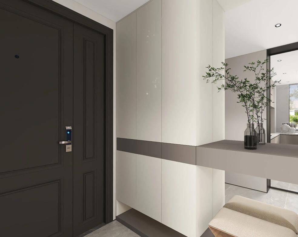 98平米三室两厅二卫简约装修风格,98平方米三室一厅装修现代简约