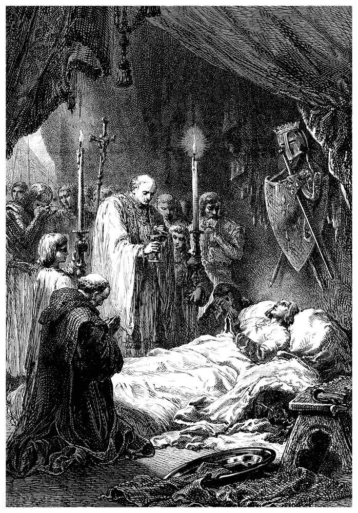 法国国王的最离奇的治疗方法,国王摸头治病