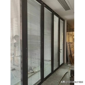 中空百叶玻璃隔断制作教程,双玻百叶玻璃隔断安装教程
