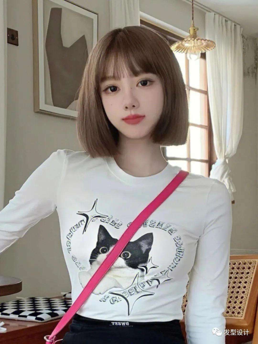 短发推荐大圆脸利落,2021圆脸大脸最火短发