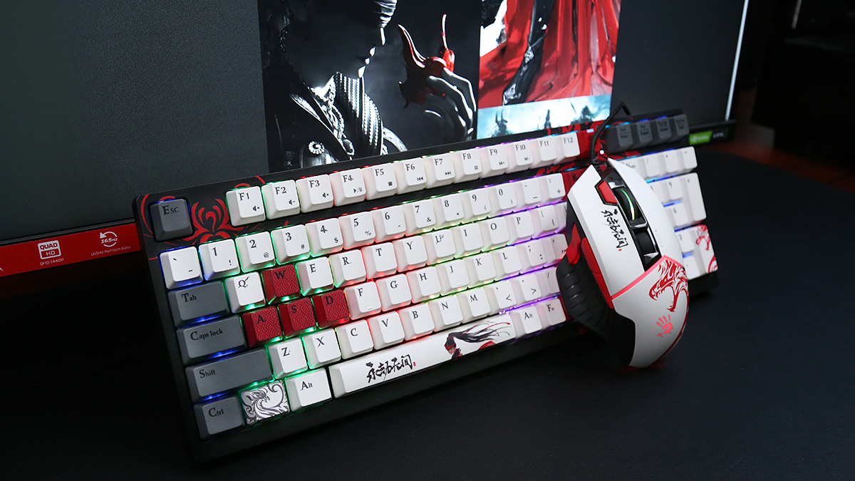 血手幽灵S98永劫无间联名版机械键盘评测：真爱粉必备品