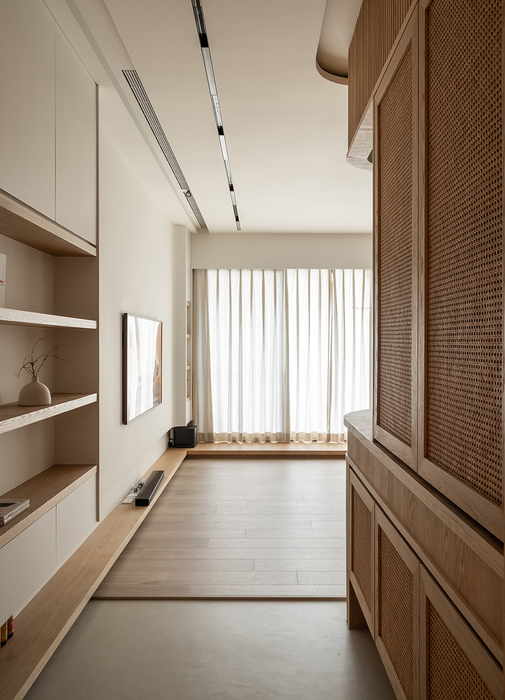 88平米房子小吧台,卧室日式吧台