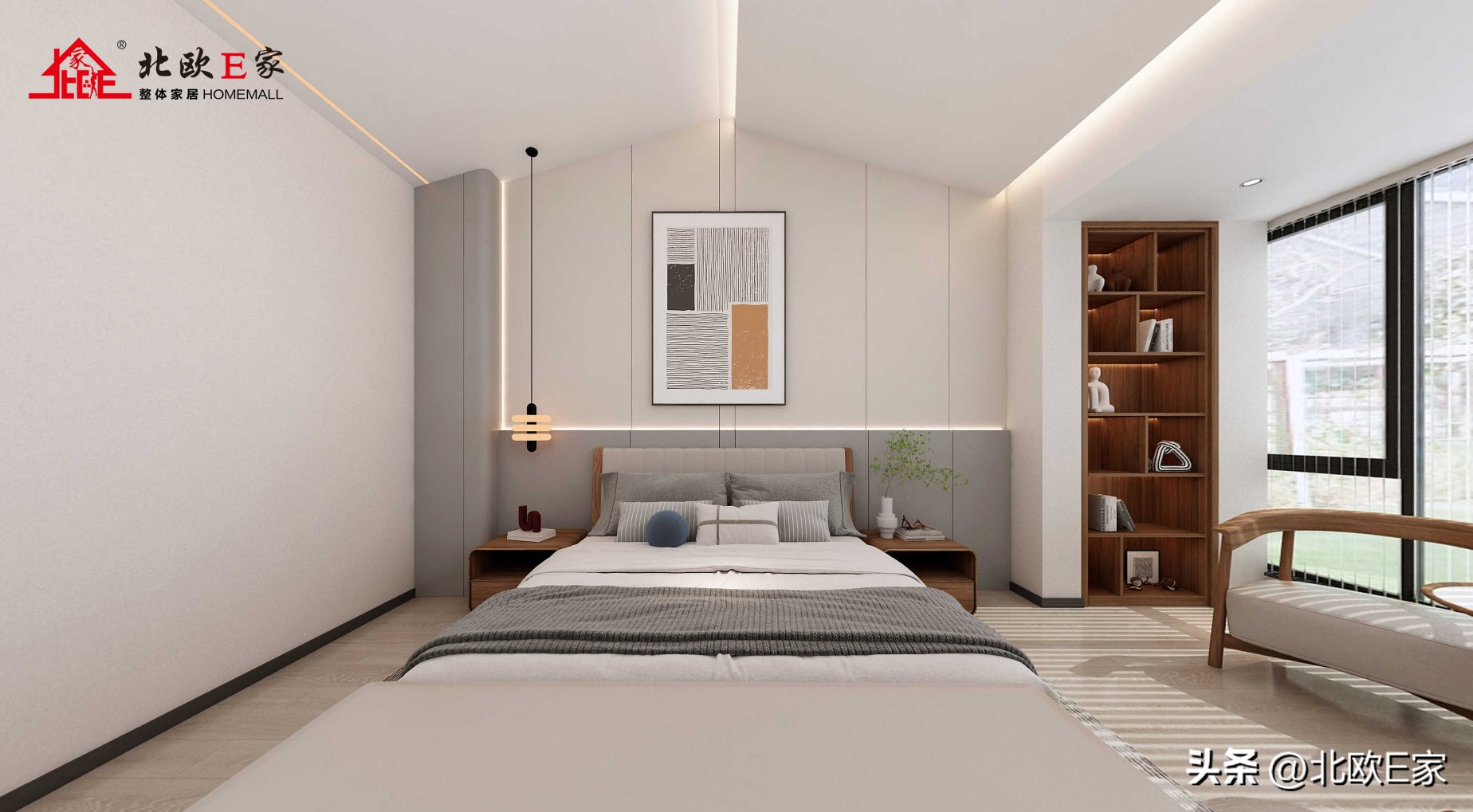 素雅别致的北欧风小家,北欧风空间设计