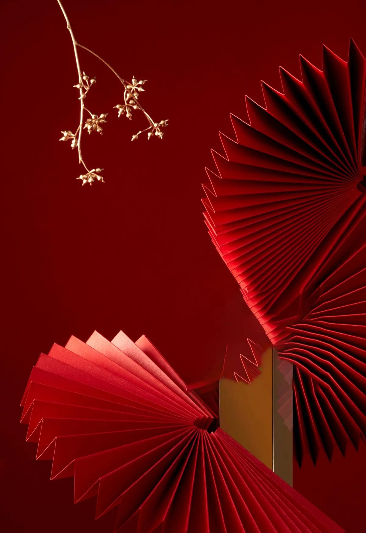 纯红色中国红壁纸图片,经典红色系壁纸