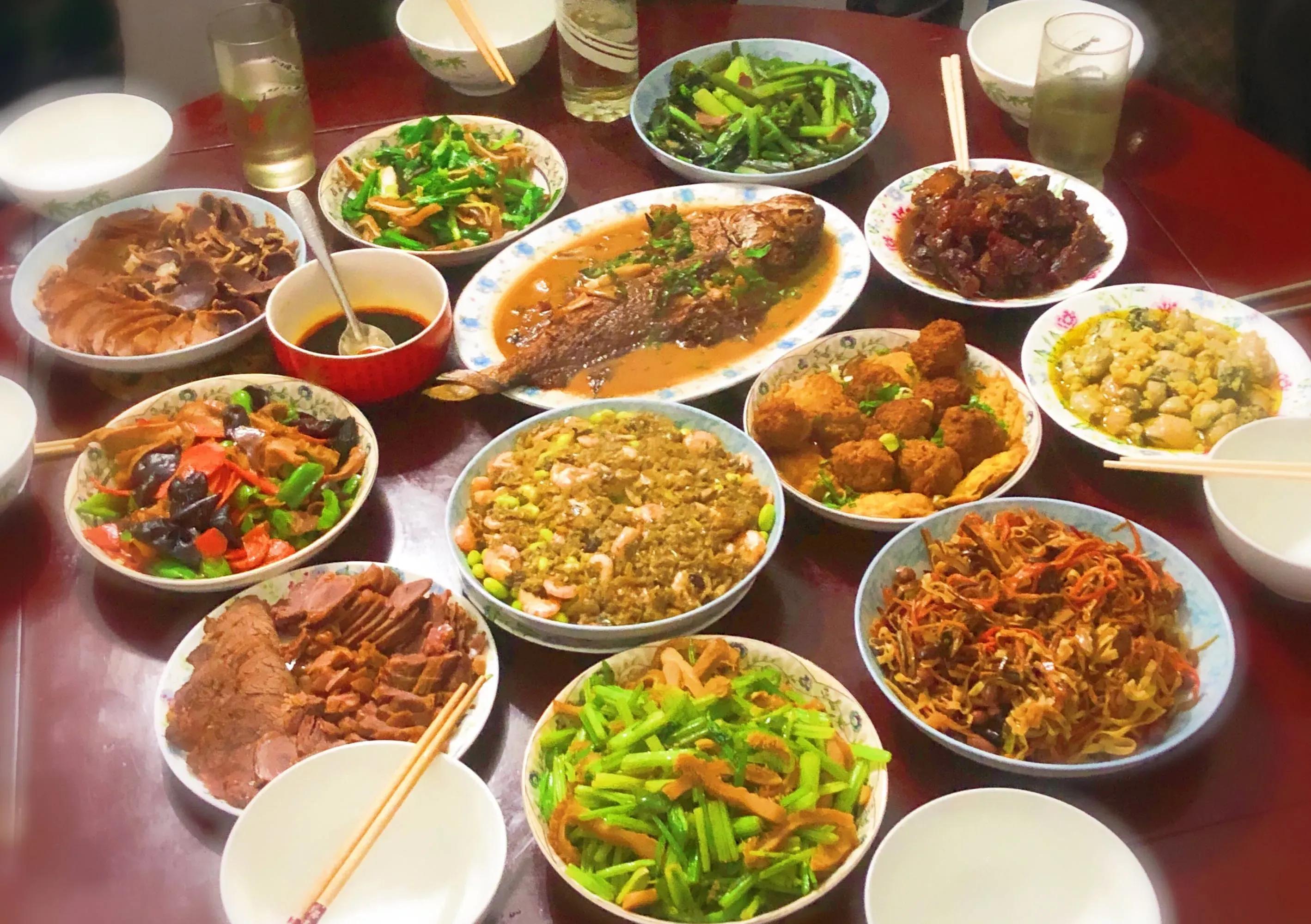 中日韩年夜饭,韩国的年夜饭是什么样子的