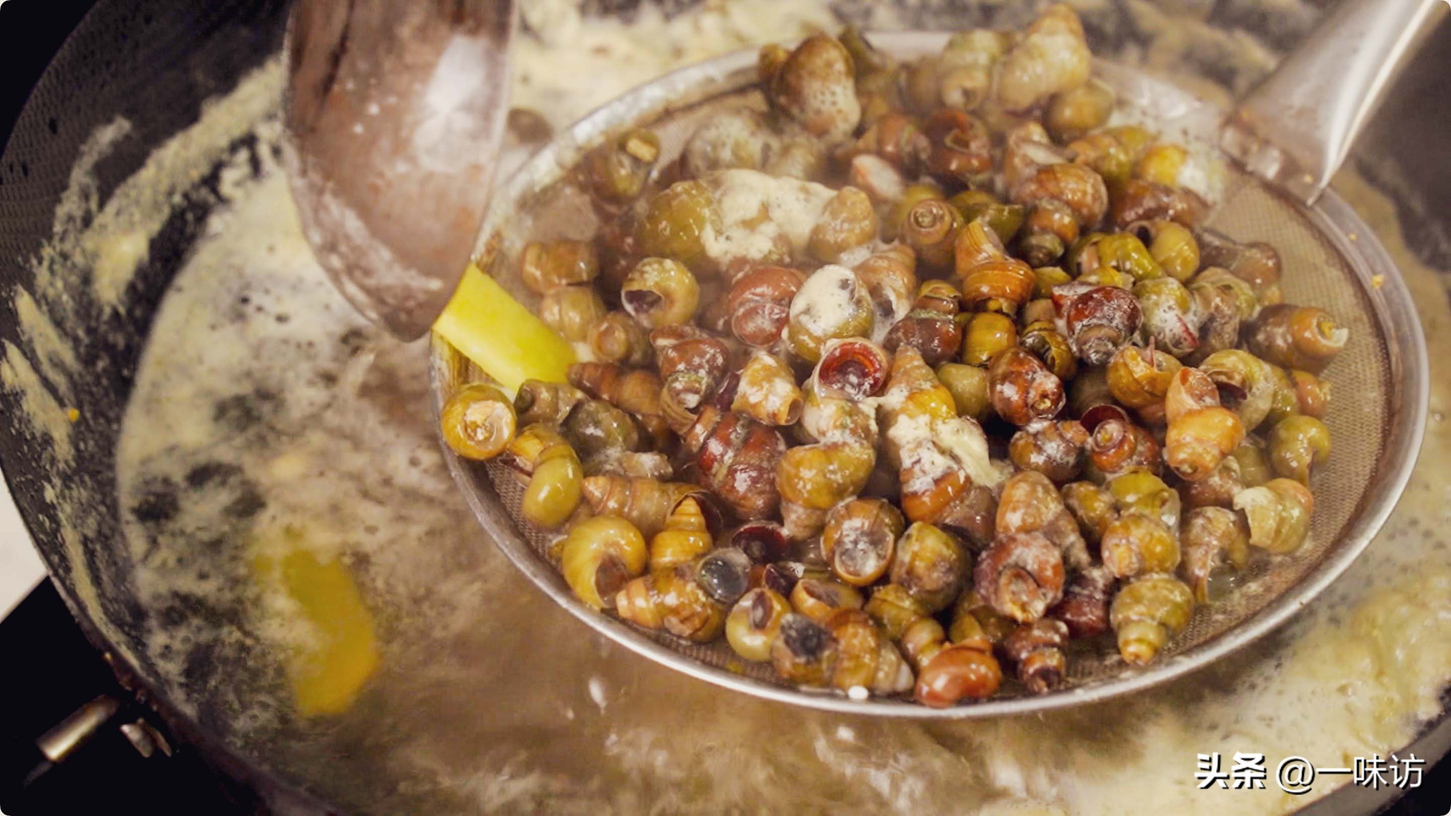 童年中麻辣田螺的三角带该怎么做,真材实料才能做出好味道麻辣田螺