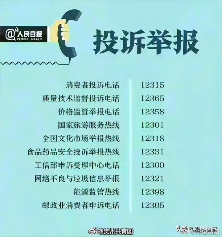 消费维权通过邮寄方式投诉举报,消费投诉12315还有哪些维权电话