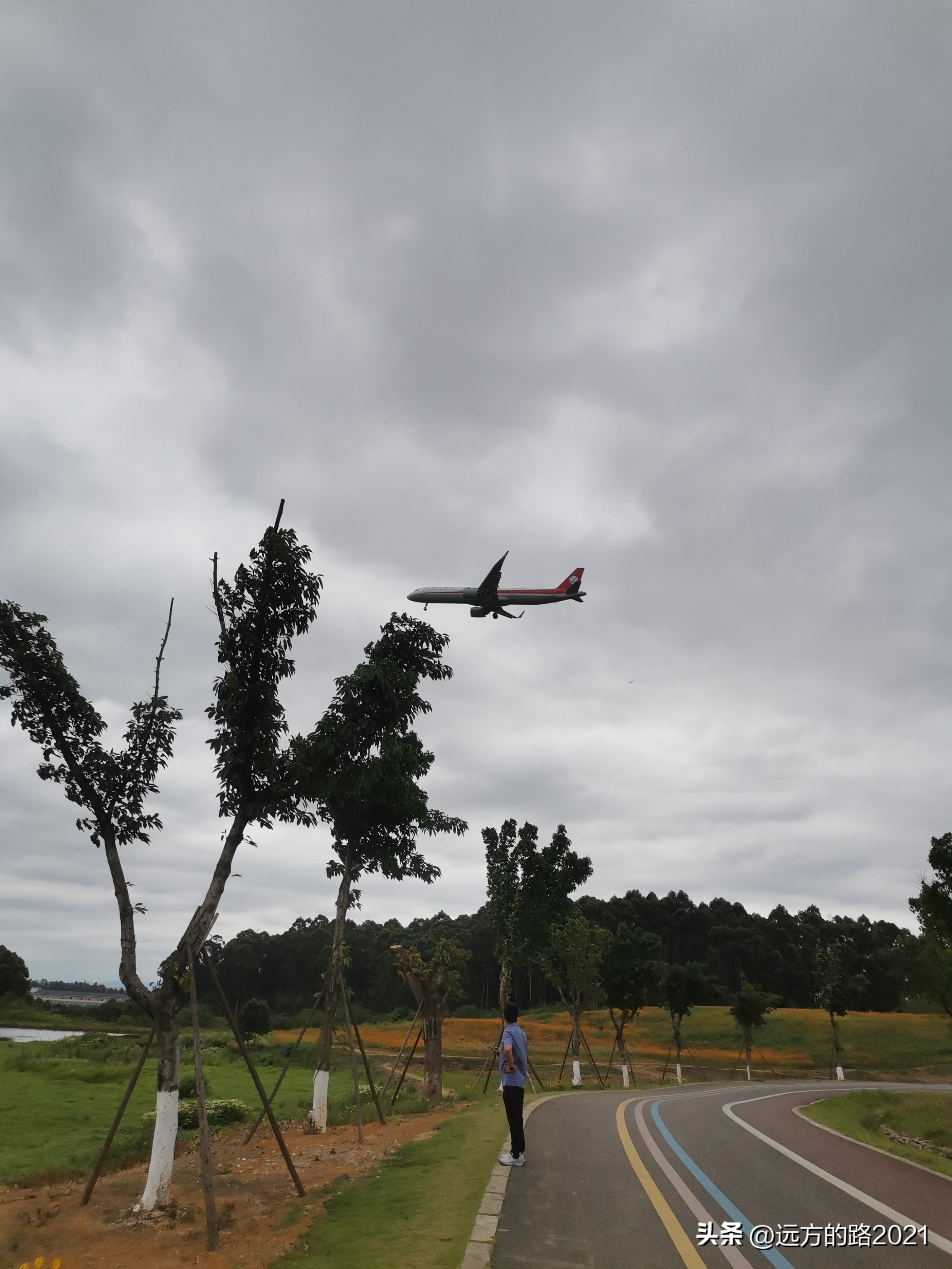 近距离看飞机起飞与降落,近距离看飞机降落