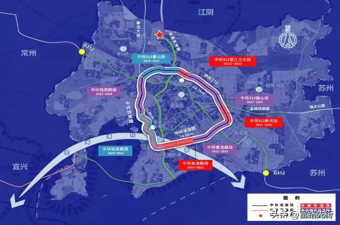 无锡快速中环新吴段,2019无锡高浪路快速化方案