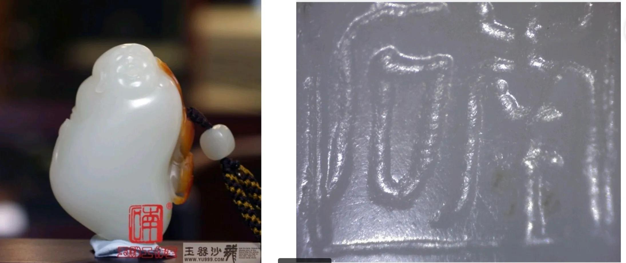 古玉皮壳和沁色的辨伪细节和方法 (古玉打磨痕迹特征图)