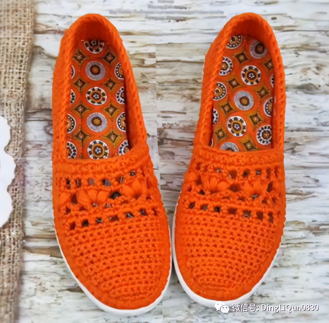 针织鞋子图案花样大全,针织鞋作品