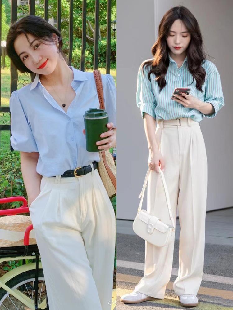 今年流行的白色裤子怎么搭配,白色裤子的多种穿搭方式