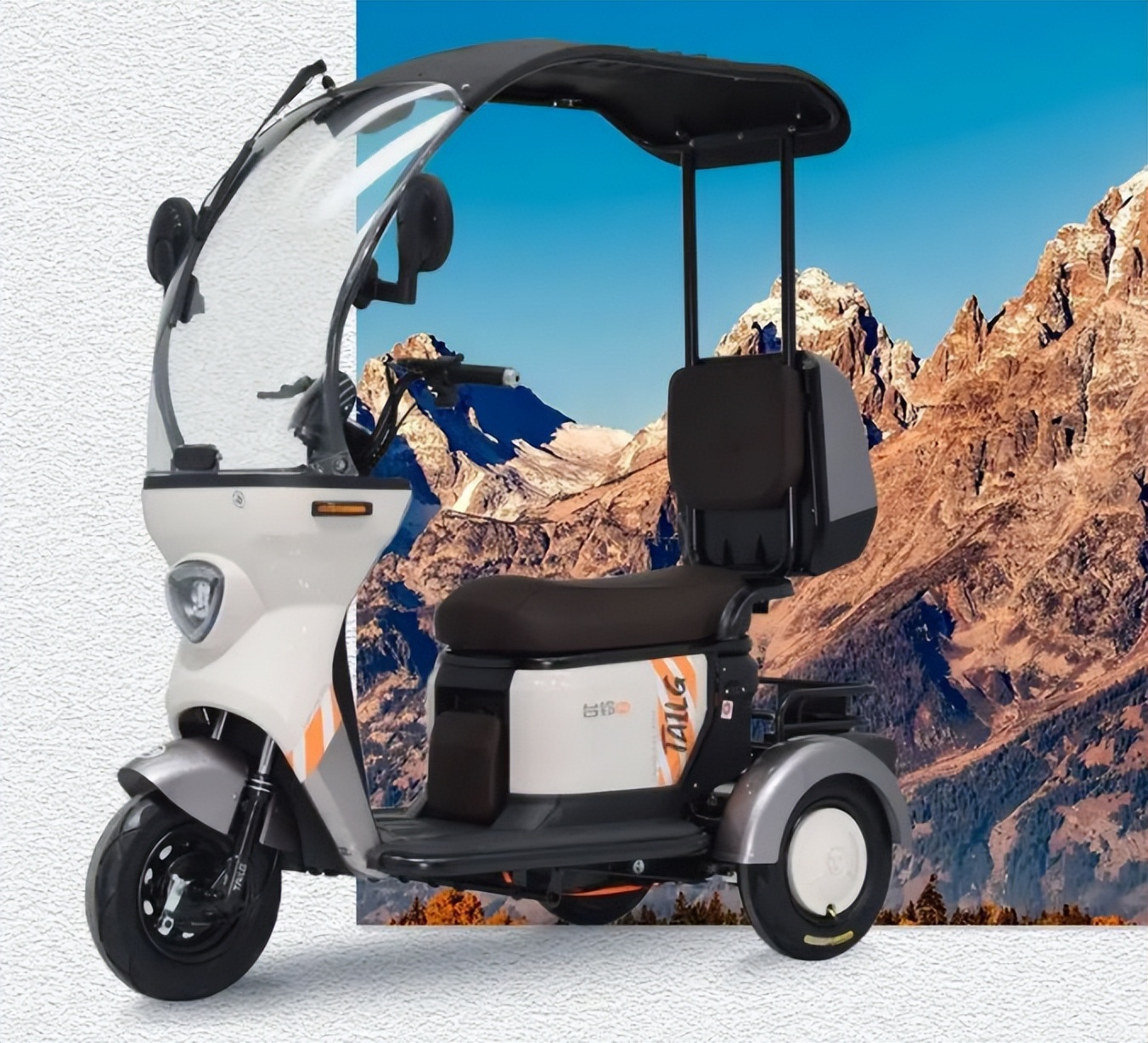 2款接娃小三轮自带雨棚不怕查车,老年代步三轮车雅迪小三轮带雨棚