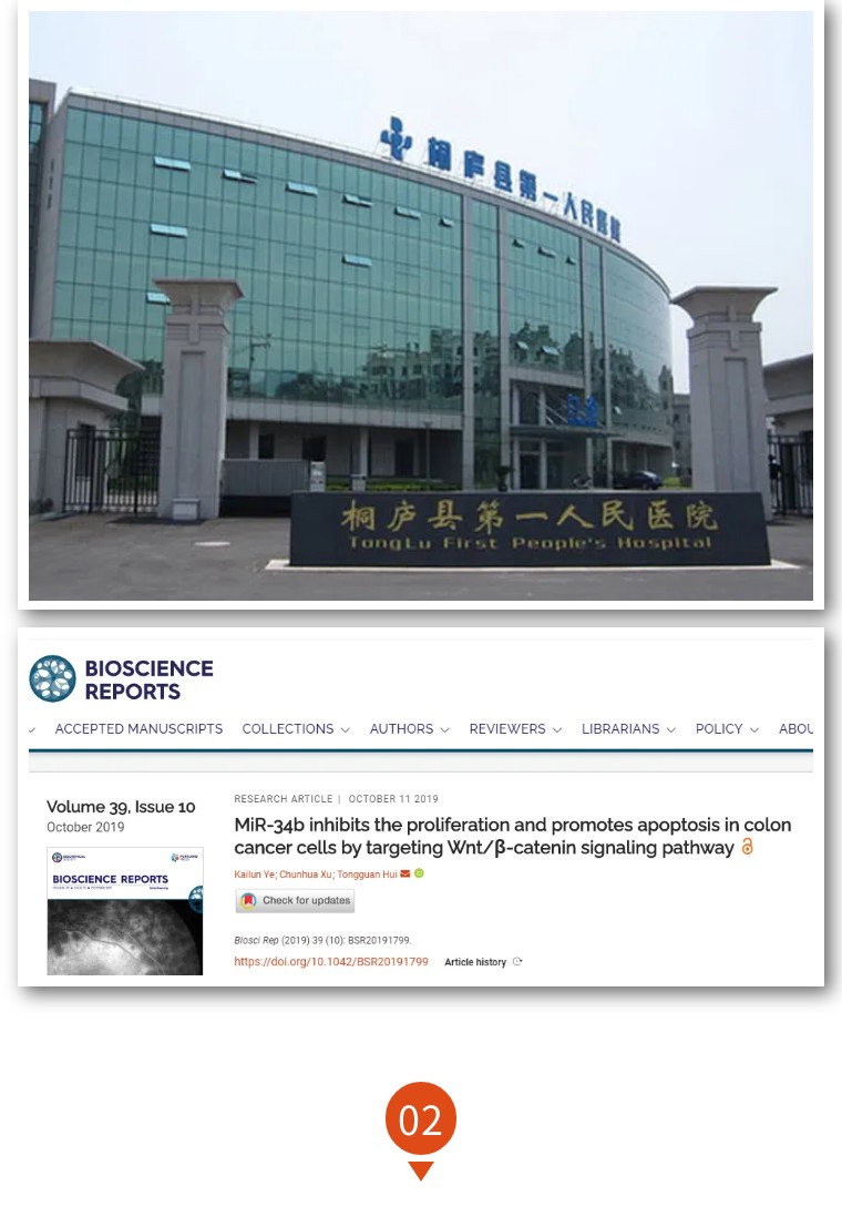 组图复制？浙江省桐庐县第一人民医院的论文被质疑抄袭