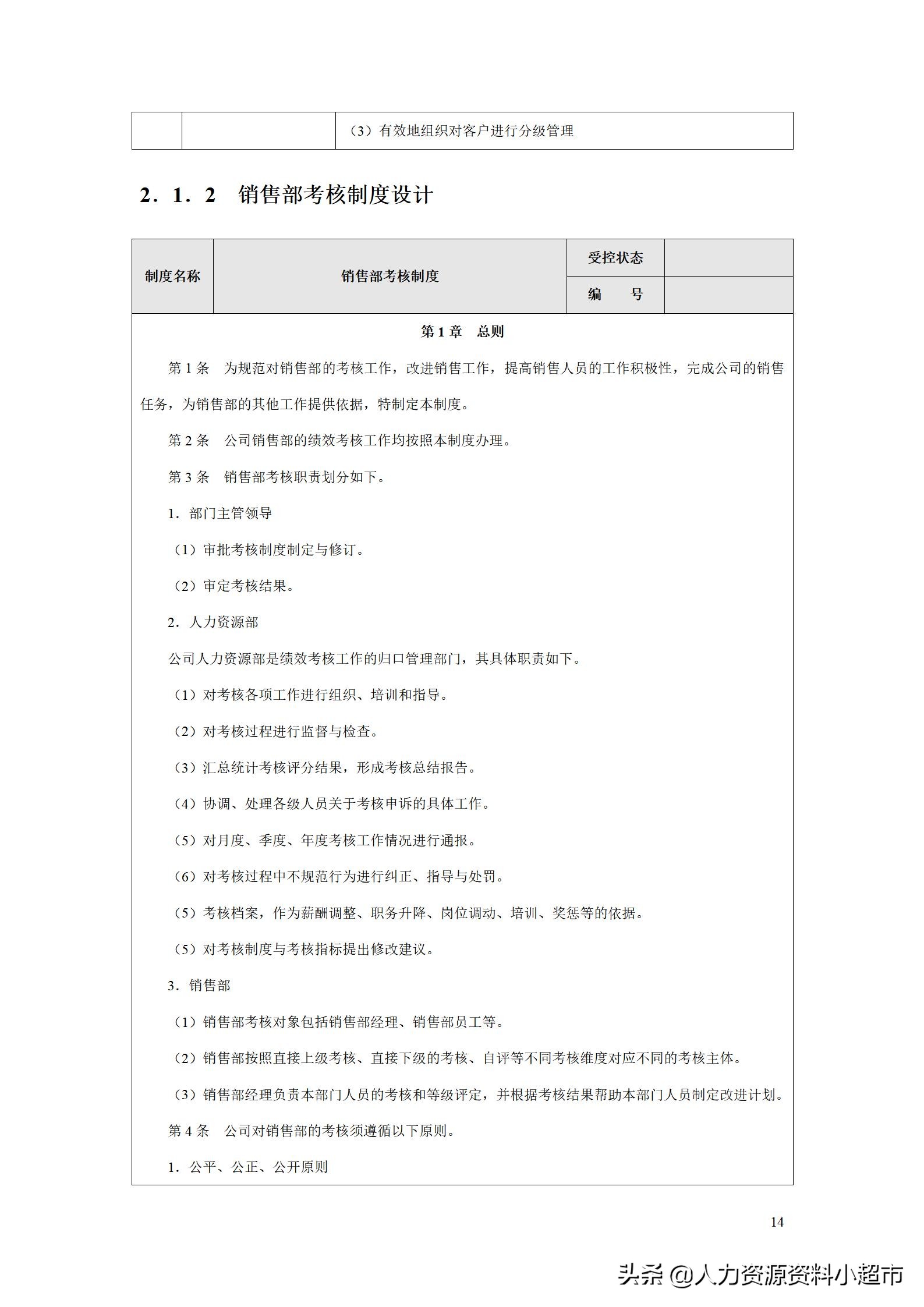 绩效考核销售助理量化表,绩效管理kpi设计