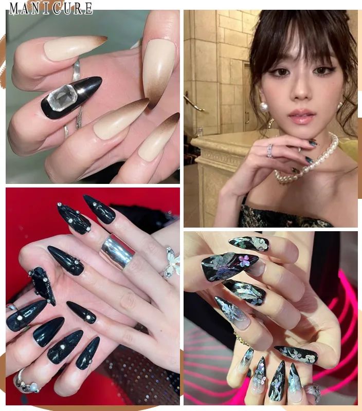 夏日美甲图片清新海底捞,夏日美甲图片清新裸色