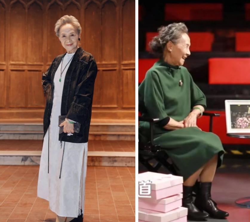 白发老人如何穿搭好看女,最新老年人穿衣风格女