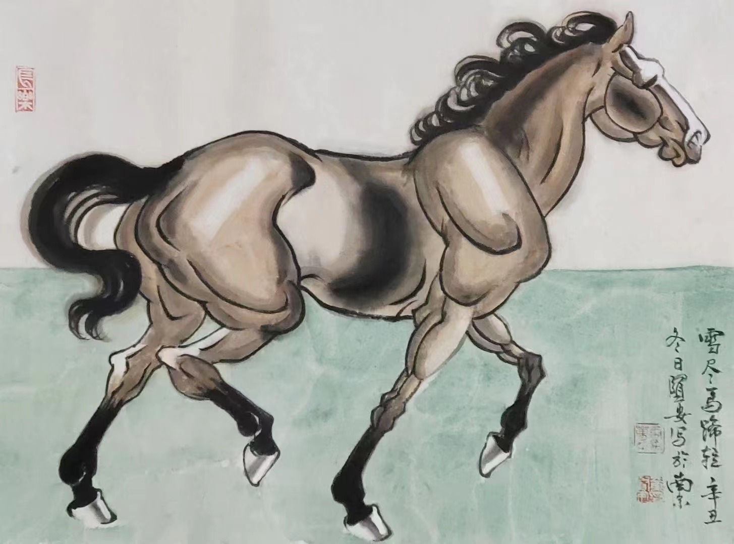 迎冬奥庆新春书画,迎元宵庆冬奥绘画一等奖