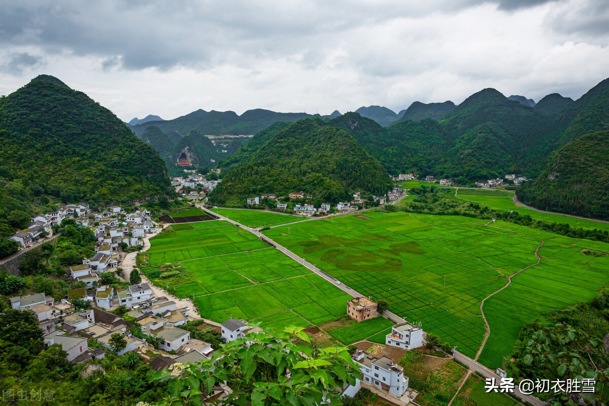 夏季田园风光七绝古诗,田园春景最好的诗