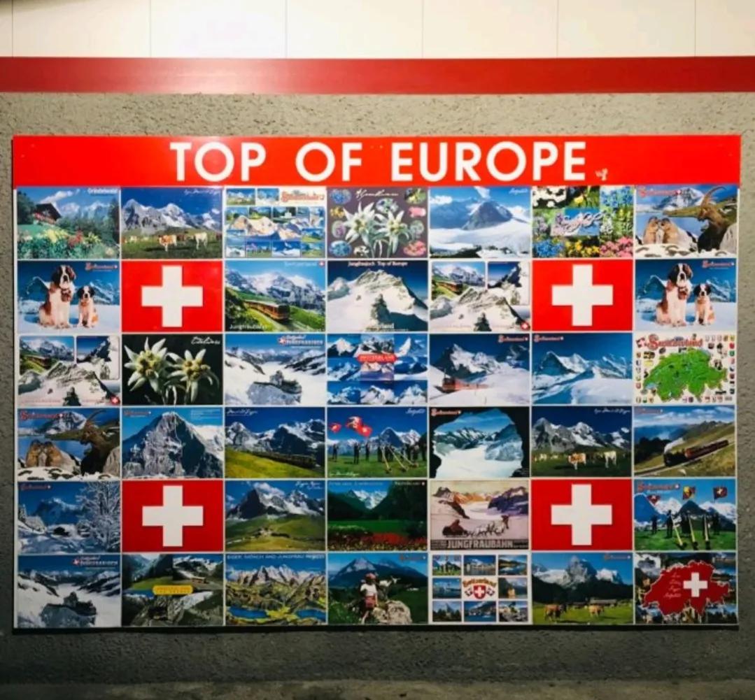 少女峰瑞士最著名山峰,瑞士少女峰黄山