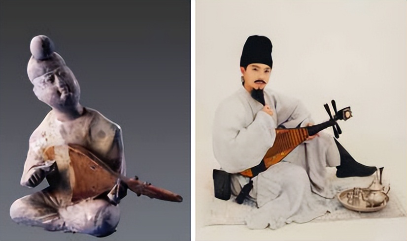 唐朝装平民男款式,大唐红色富贵装