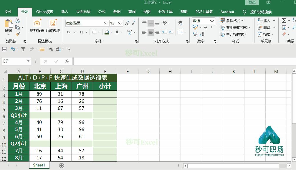 excel中alt+是什么快捷键,excel中的alt快捷键组合
