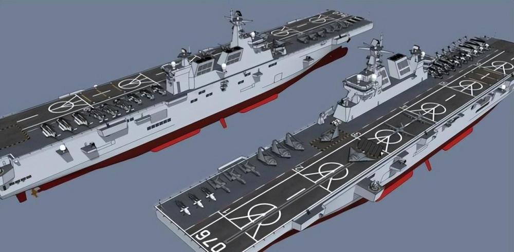 中国076舰最新进展图片,现在我国有076舰了吗