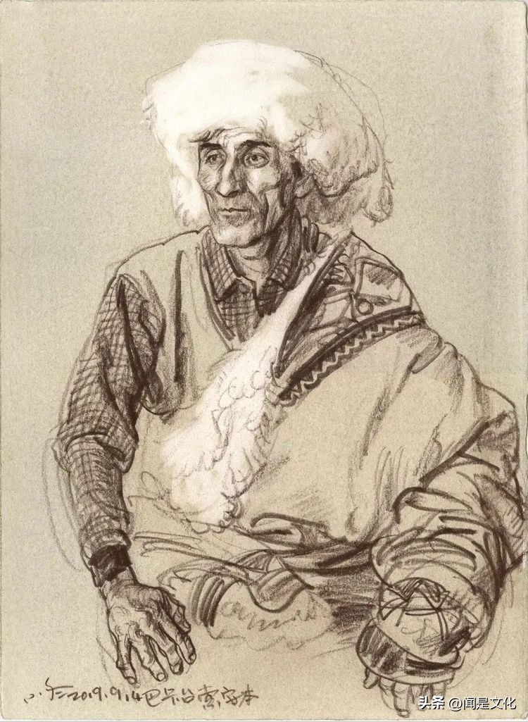 天津美院教授于小冬速写,于小冬美院速写图文