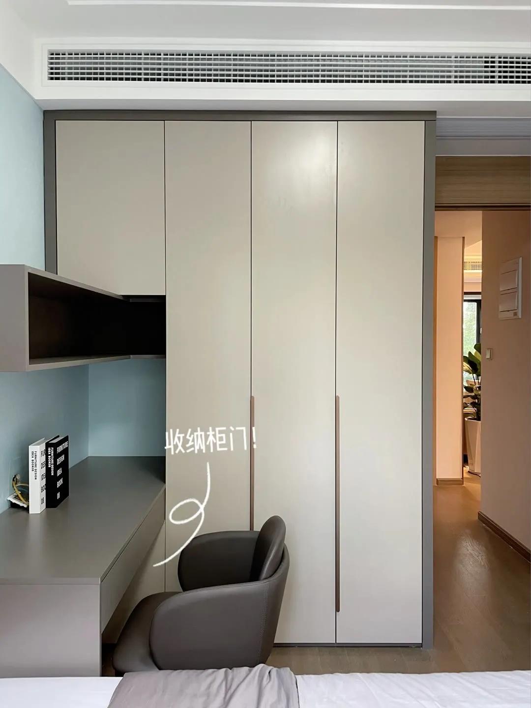 书桌衣柜一体180,儿童房定制书桌衣柜一体