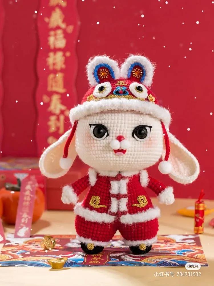 钩针虎头帽手工作品,钩针图解虎头帽