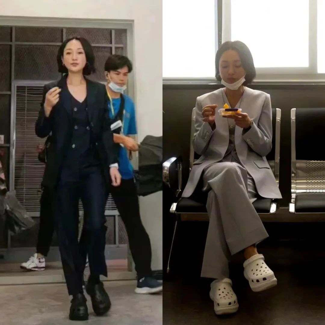 穿大牌西装背200块帆布包，混搭百元球鞋，她演女高管我服！