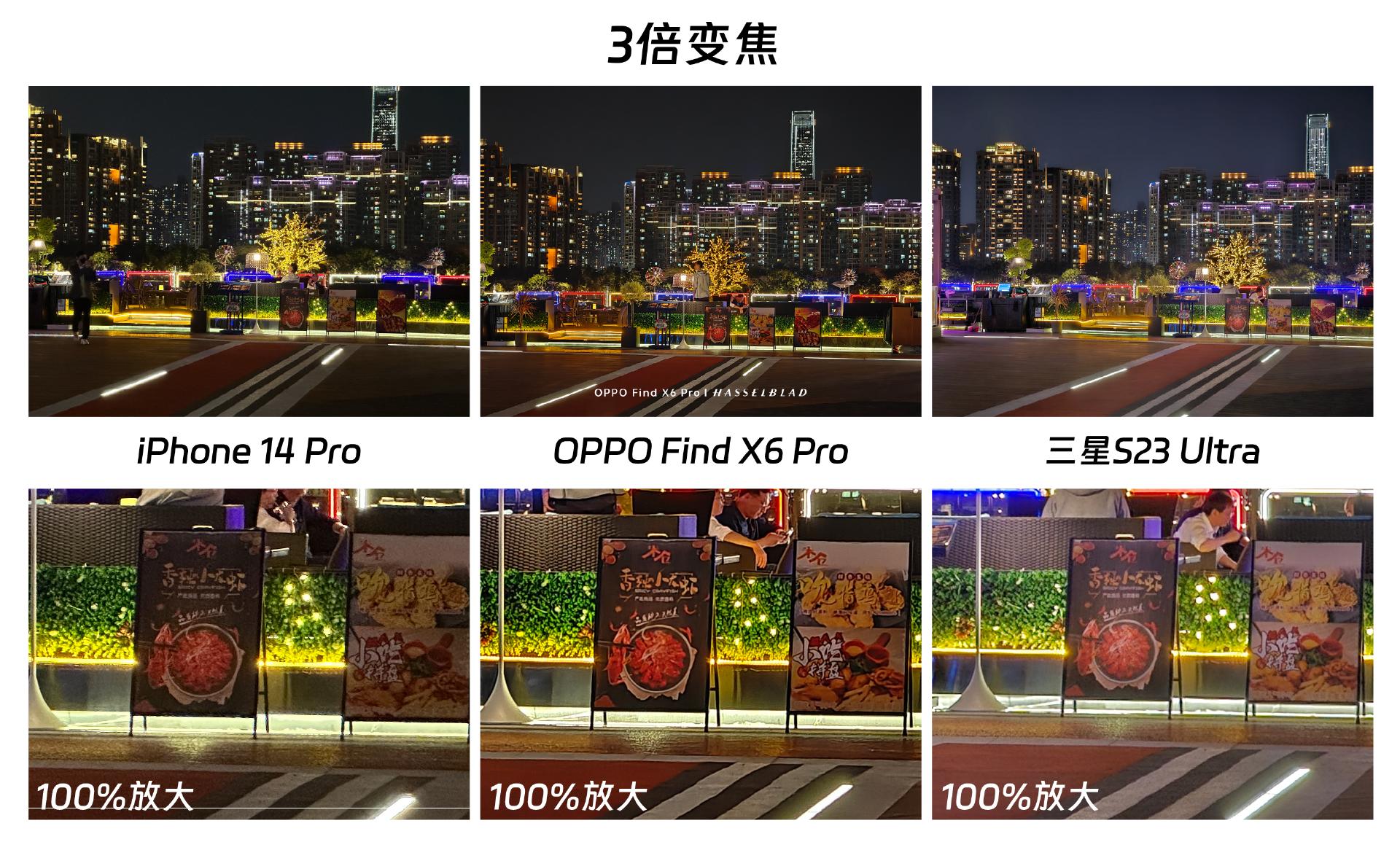 oppo手机和苹果真实拍照对比,oppofindx6pro与三星的长焦对比